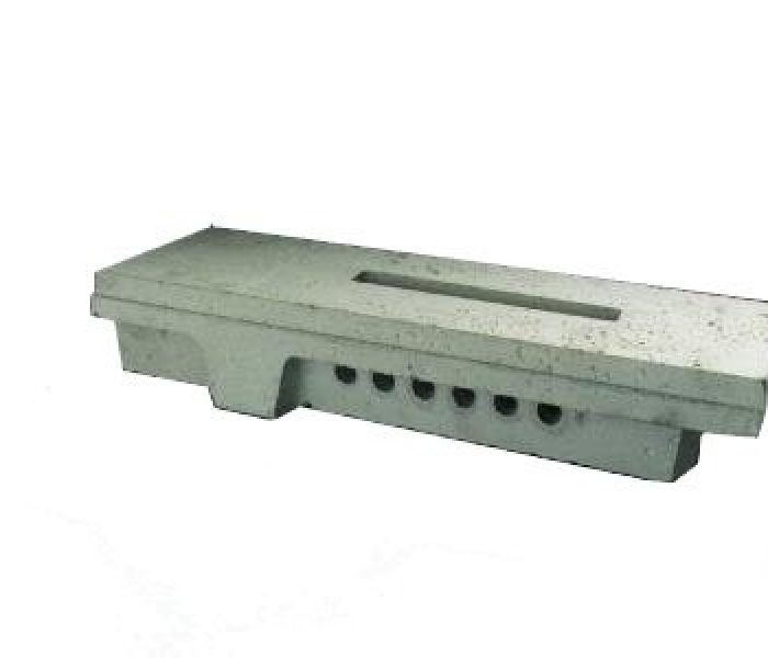 Grille réfractaire 390X190 trou 200X45