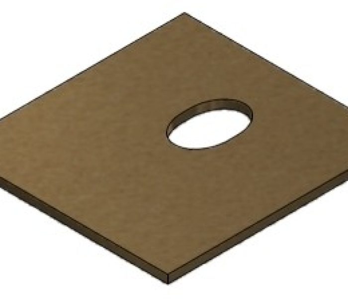 Panneau vermiculite 280x260x10 mm