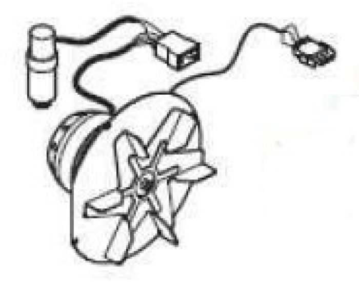 Extracteur de fumée 44W 230V De Dietrich RONDALIS et Oertli OMPA