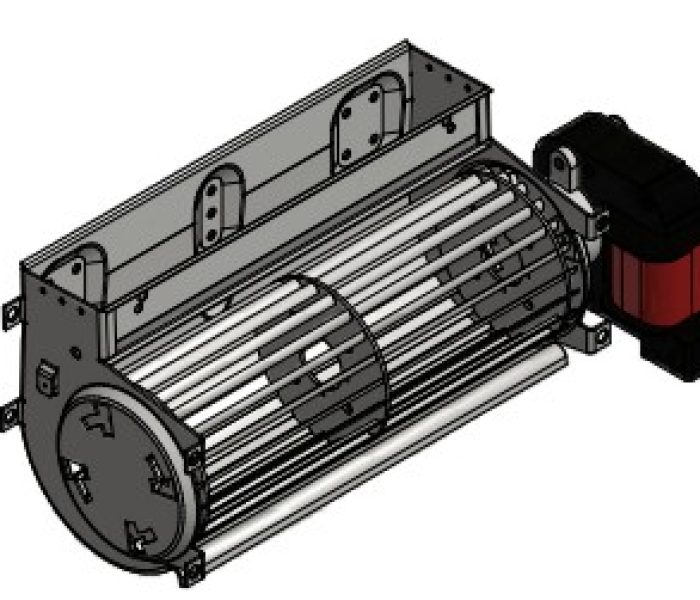 Ventilateur air gauche Erica RED