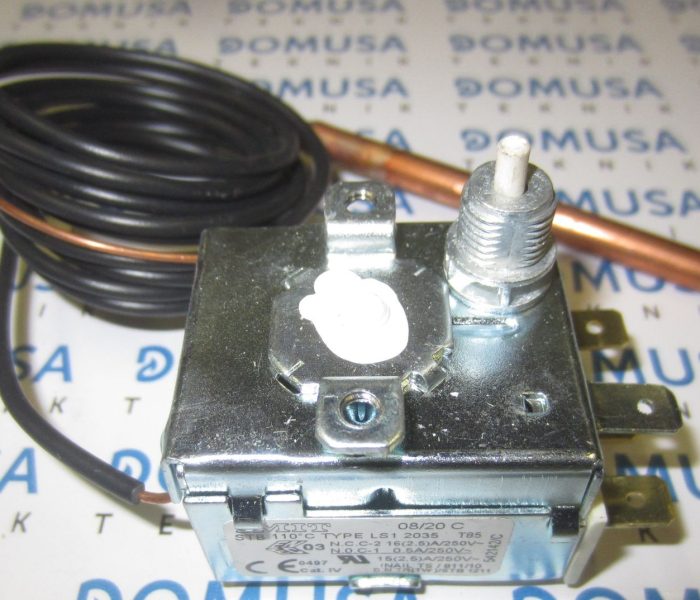 Thermostat de sécurité 110°C bioclass et dualtherm DOMUSA