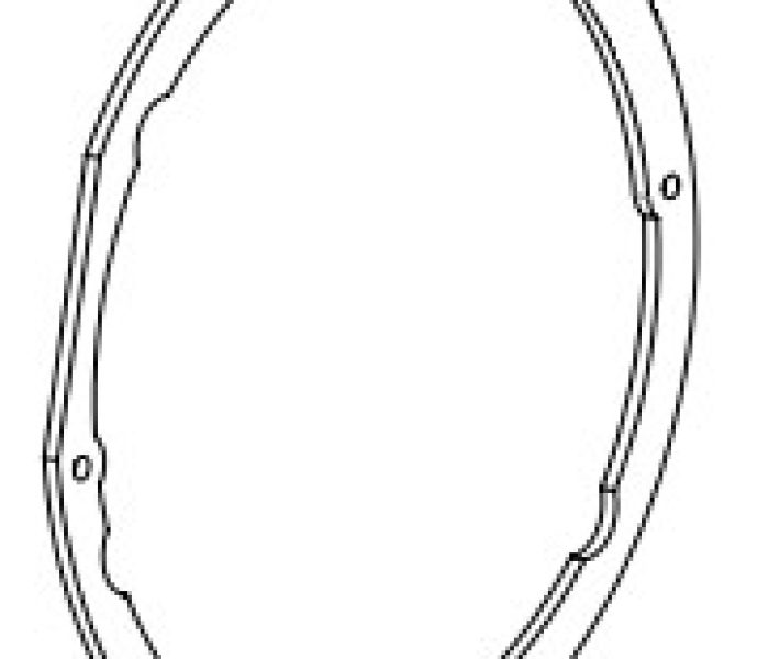 Joint ventilateur aspiration des fumées - CADEL diametre exterieur 168 mm