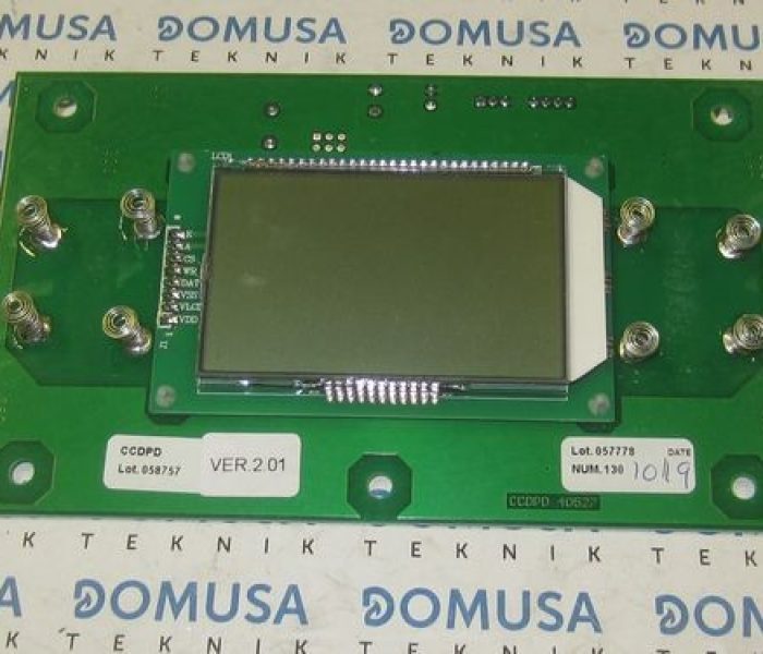 CARTE DISPLAY BIOCLASS NG CCDPD VER 2.01 DOMUSA