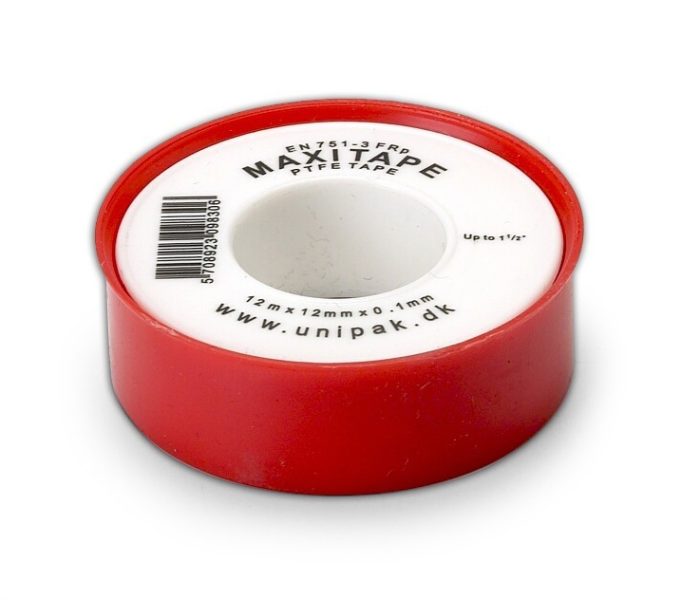 Téflon MAXITAPE (12m x 12 mm x 0.1 mm)